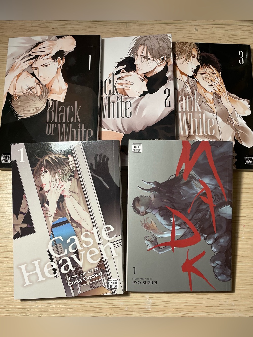 Manga Volumes - BL set 3